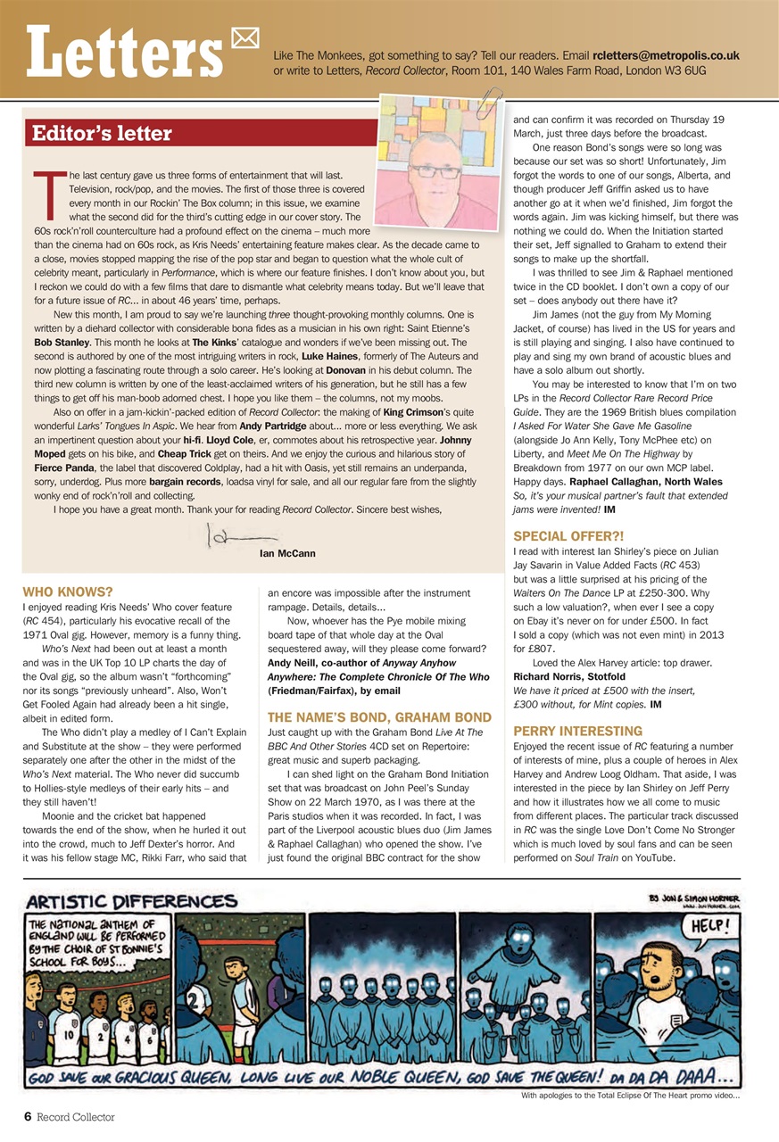 Record Collector Preview Pages