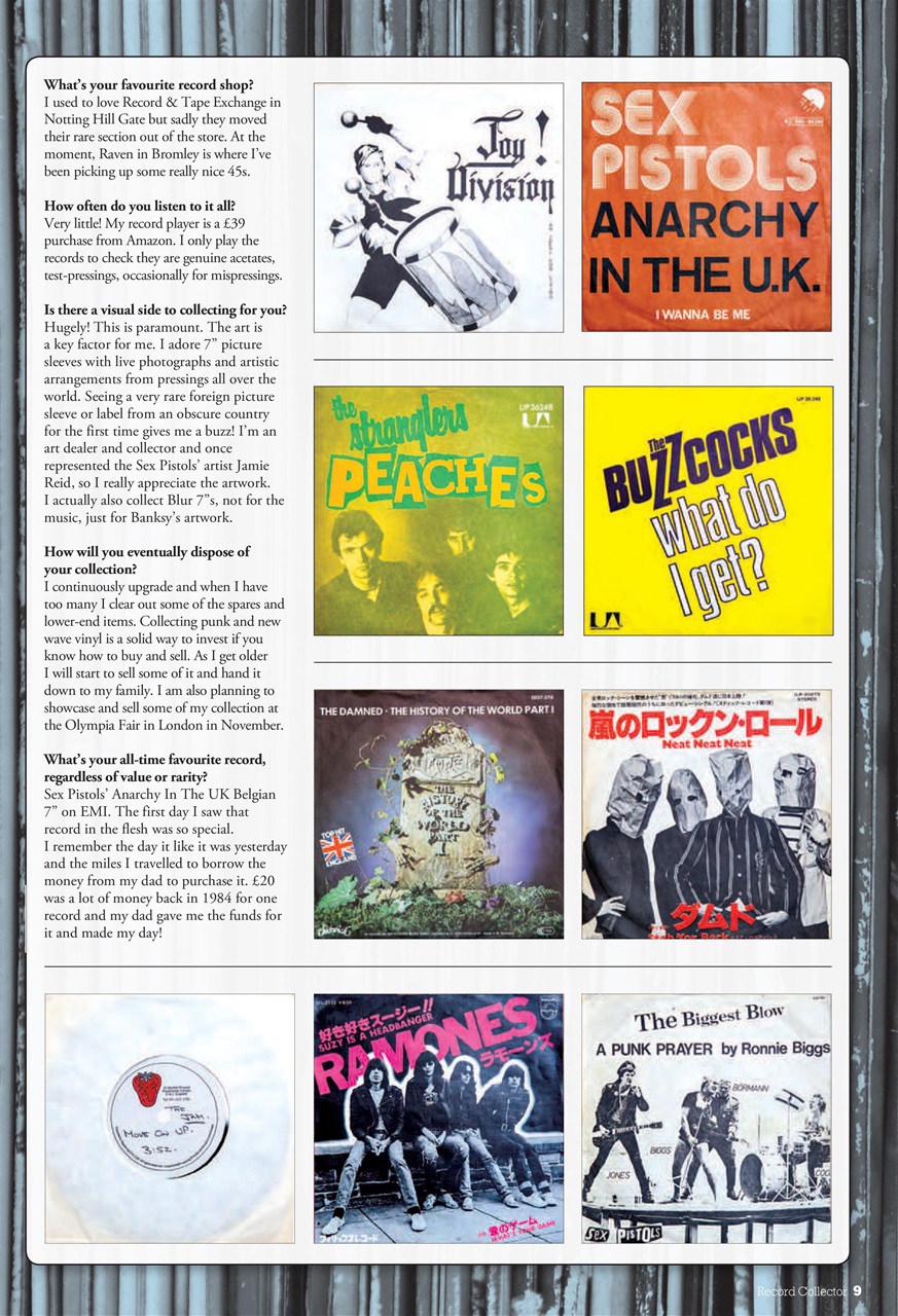 Record Collector Preview Pages