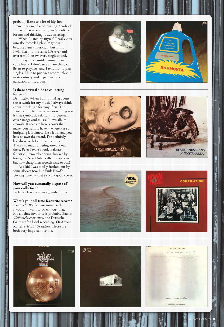 Record Collector Preview Pages