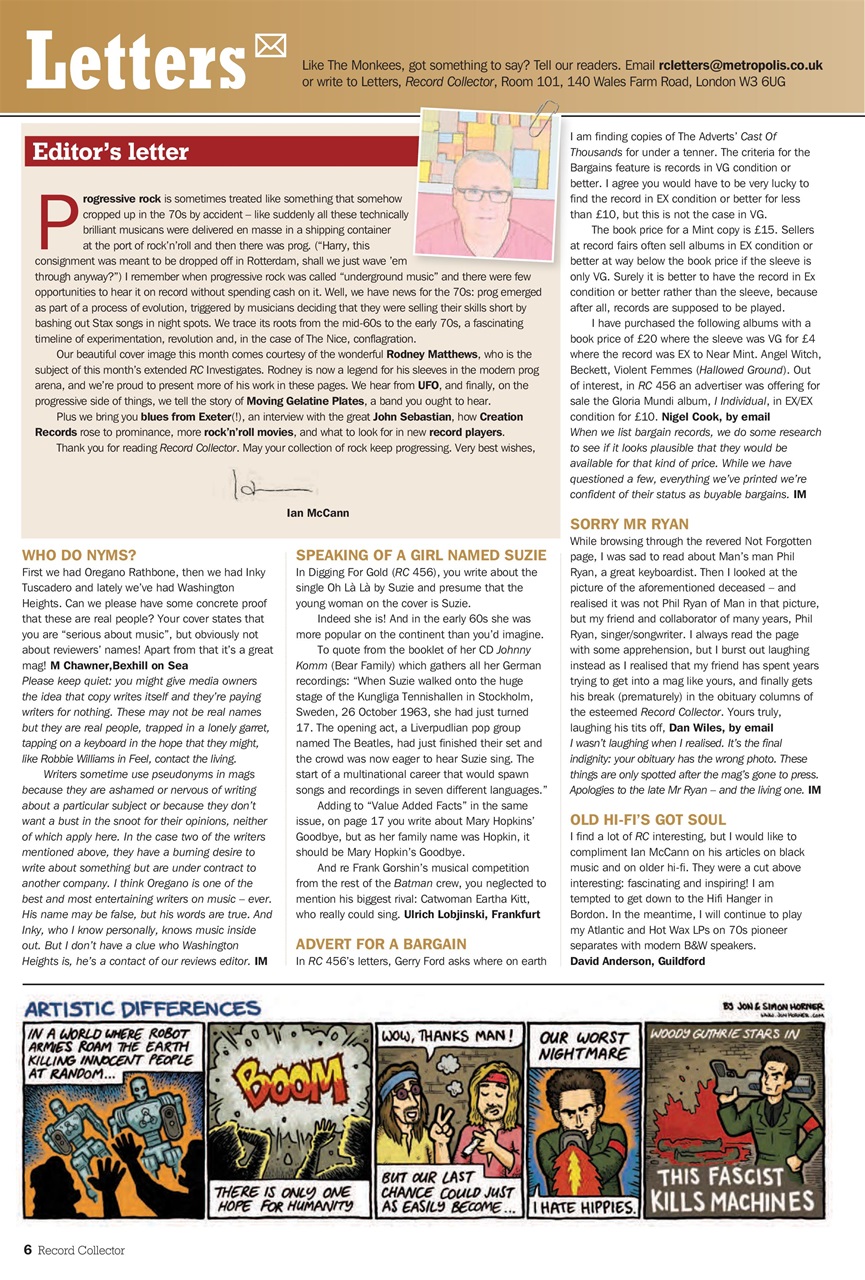 Record Collector Preview Pages