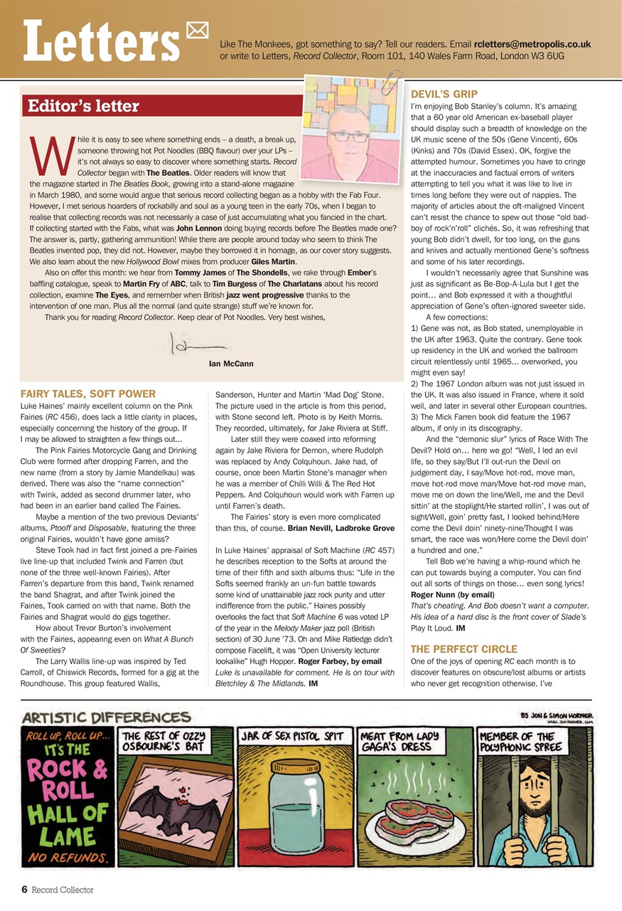 Record Collector Preview Pages