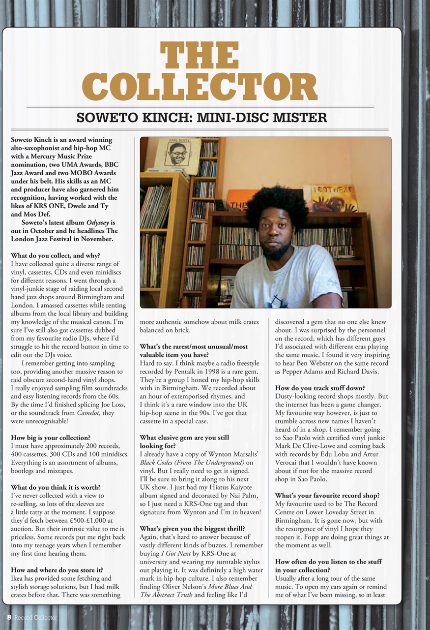 Record Collector Preview Pages