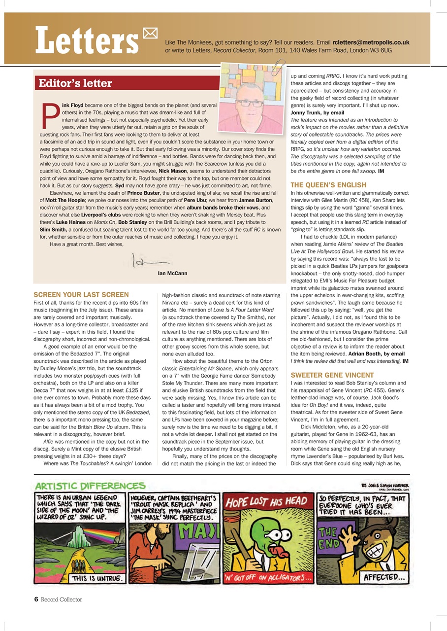 Record Collector Preview Pages