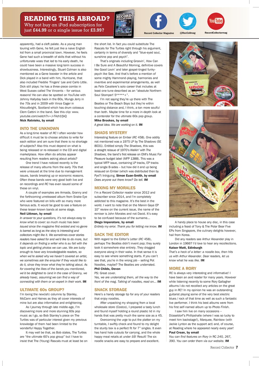 Record Collector Preview Pages