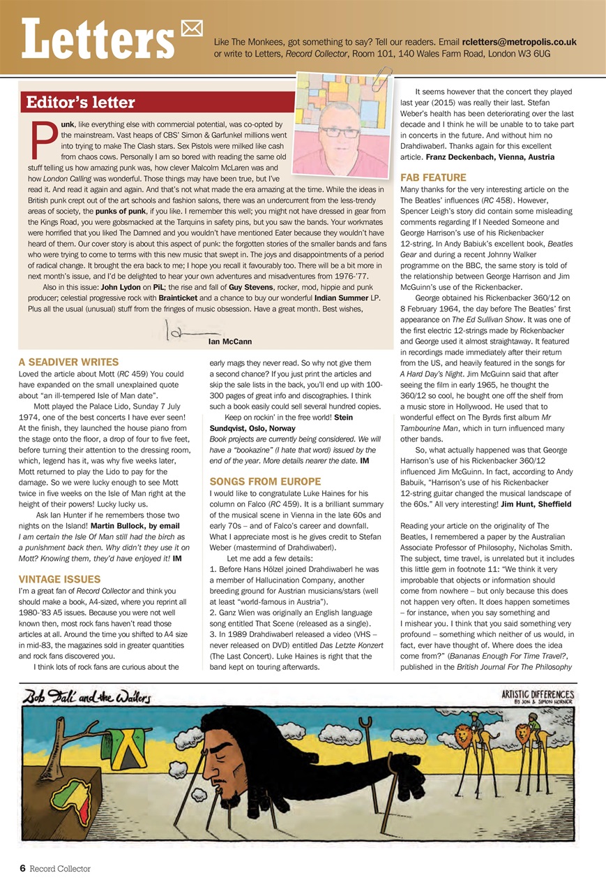 Record Collector Preview Pages