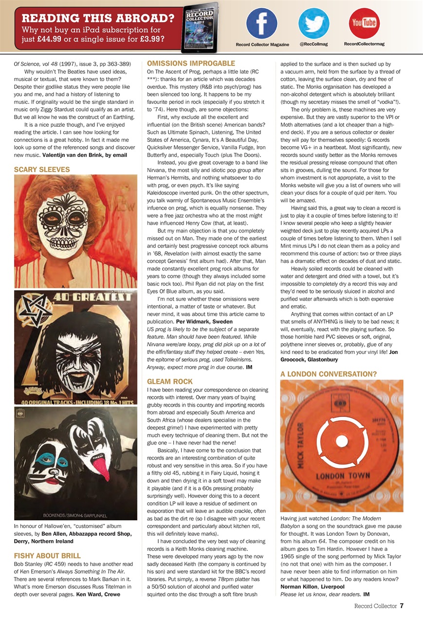 Record Collector Preview Pages