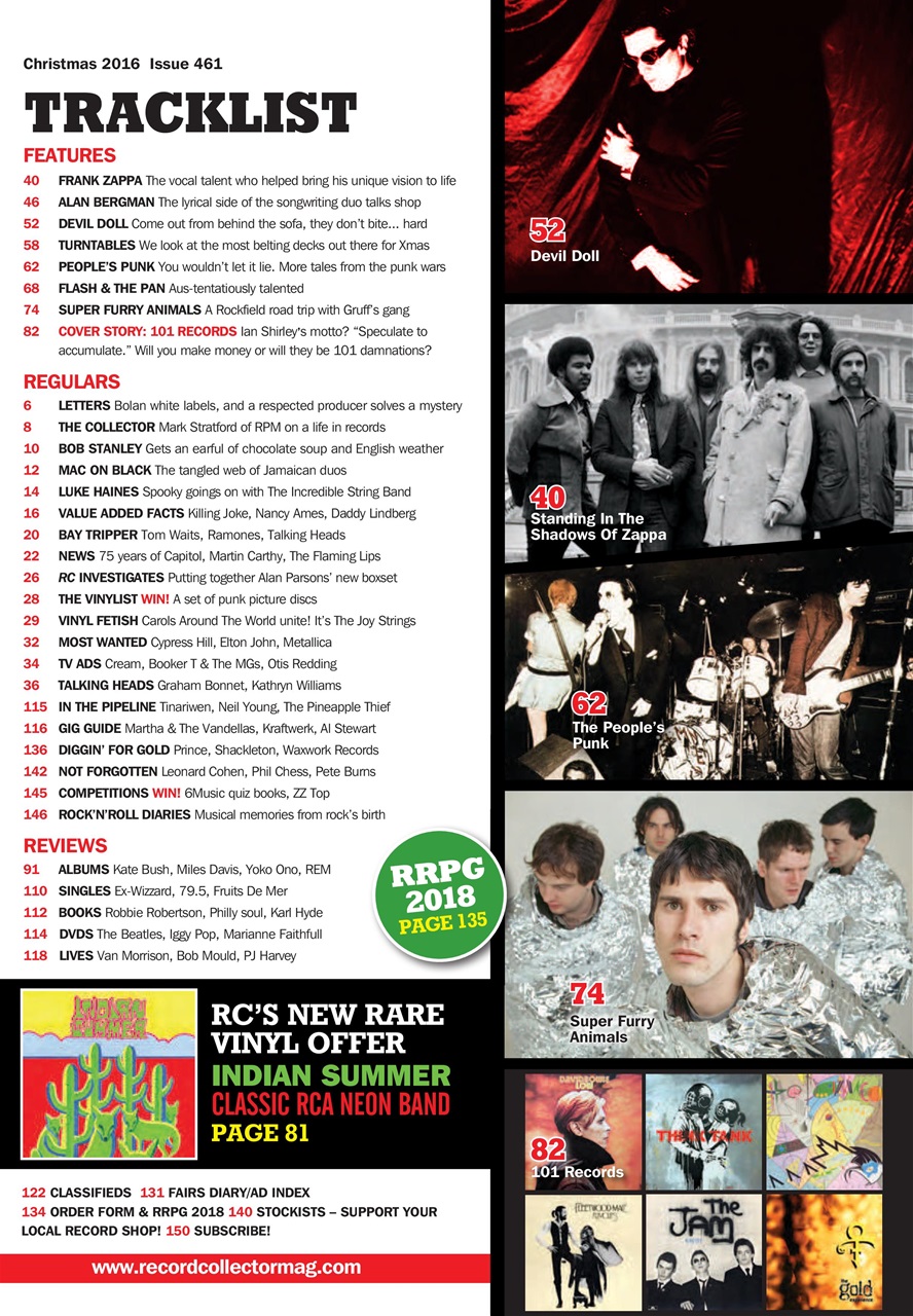 Record Collector Preview Pages