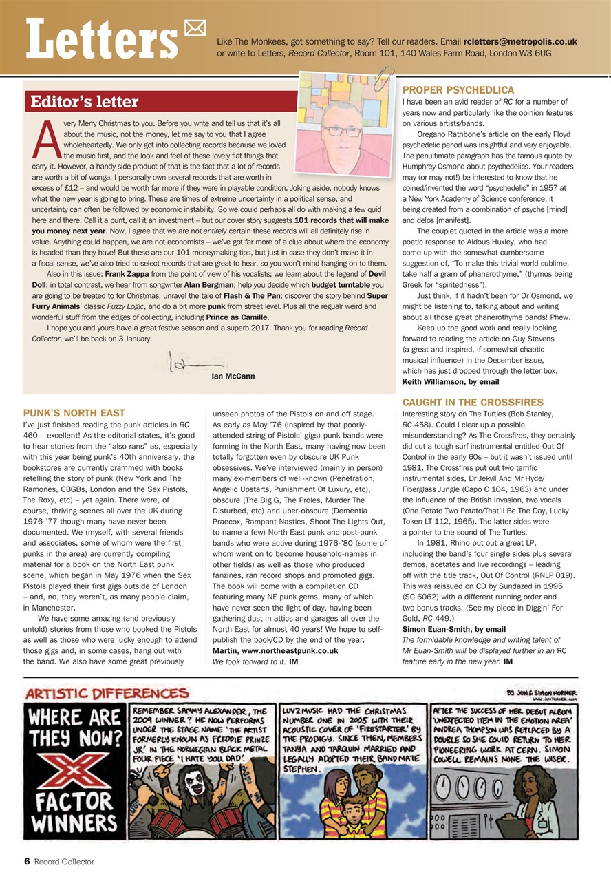 Record Collector Preview Pages