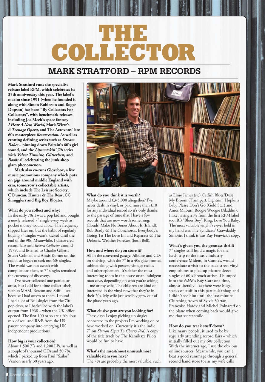 Record Collector Preview Pages