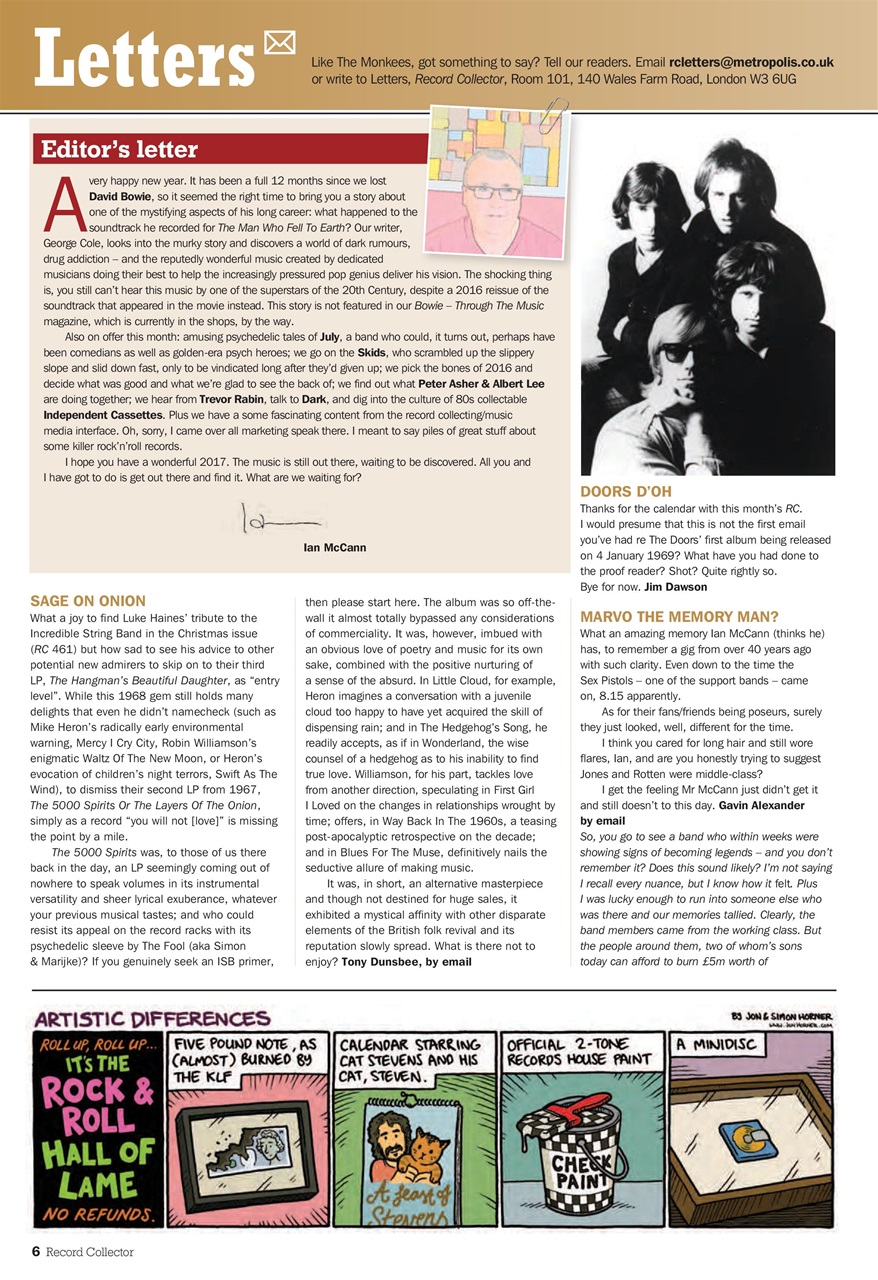 Record Collector Preview Pages