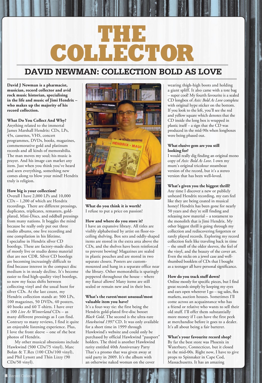 Record Collector Preview Pages