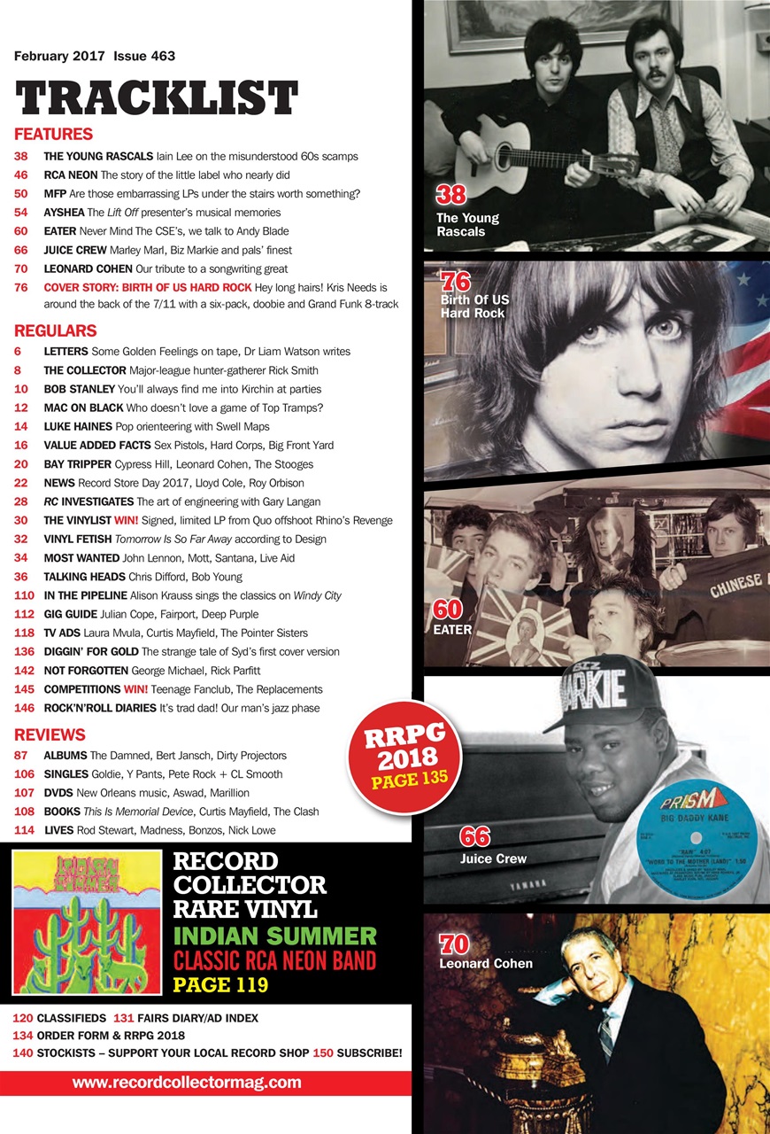 Record Collector Preview Pages