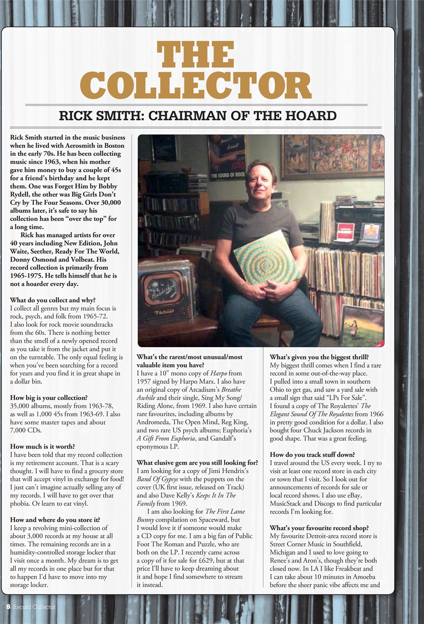 Record Collector Preview Pages
