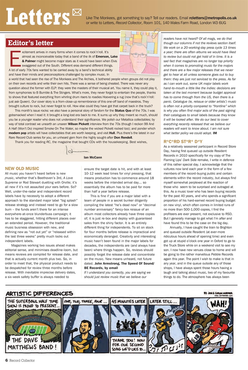 Record Collector Preview Pages