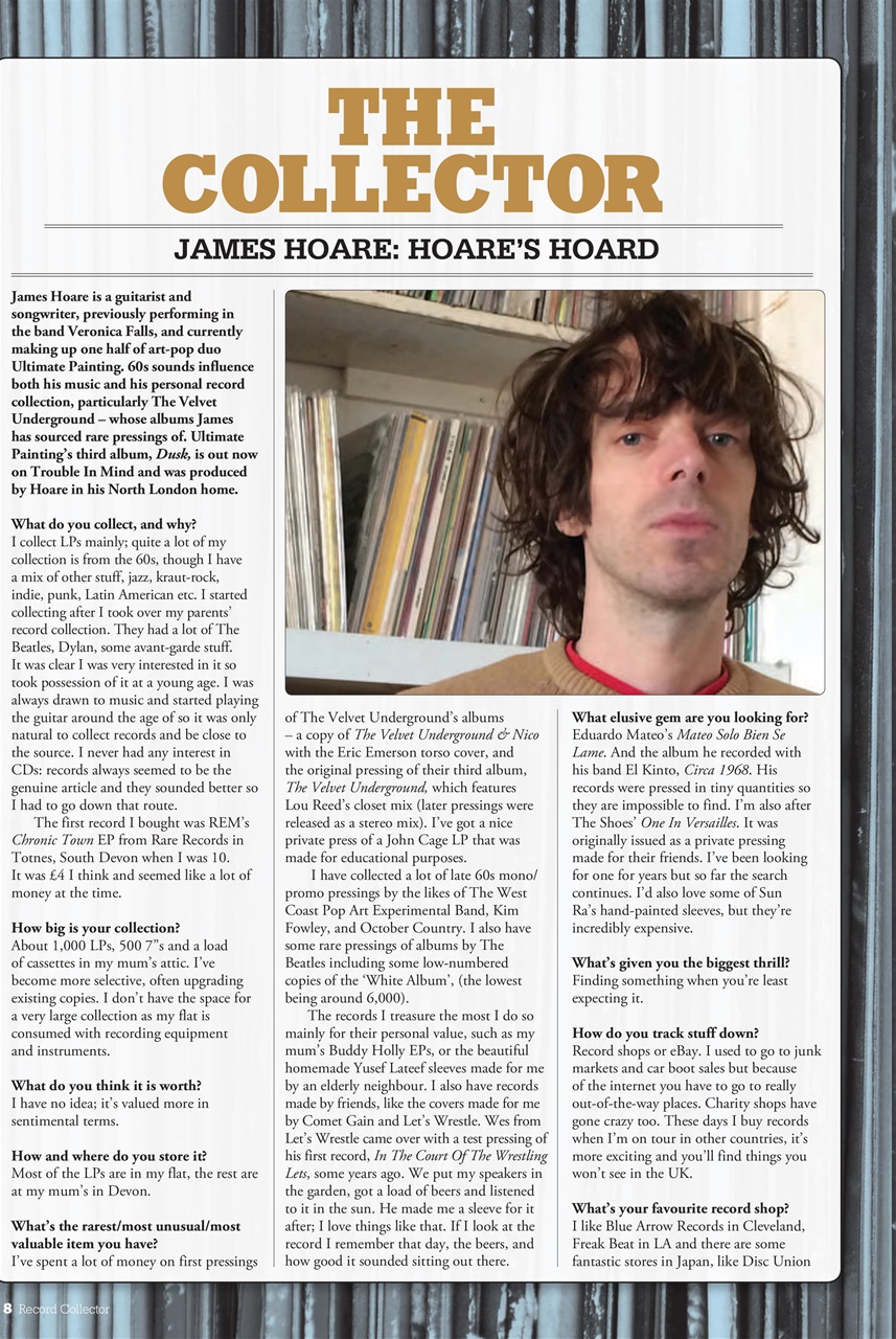Record Collector Preview Pages