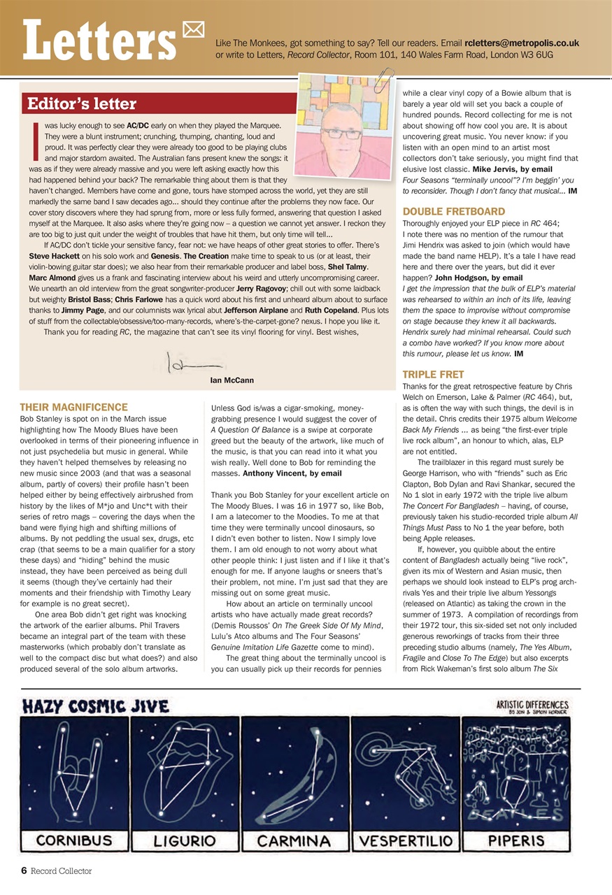 Record Collector Preview Pages