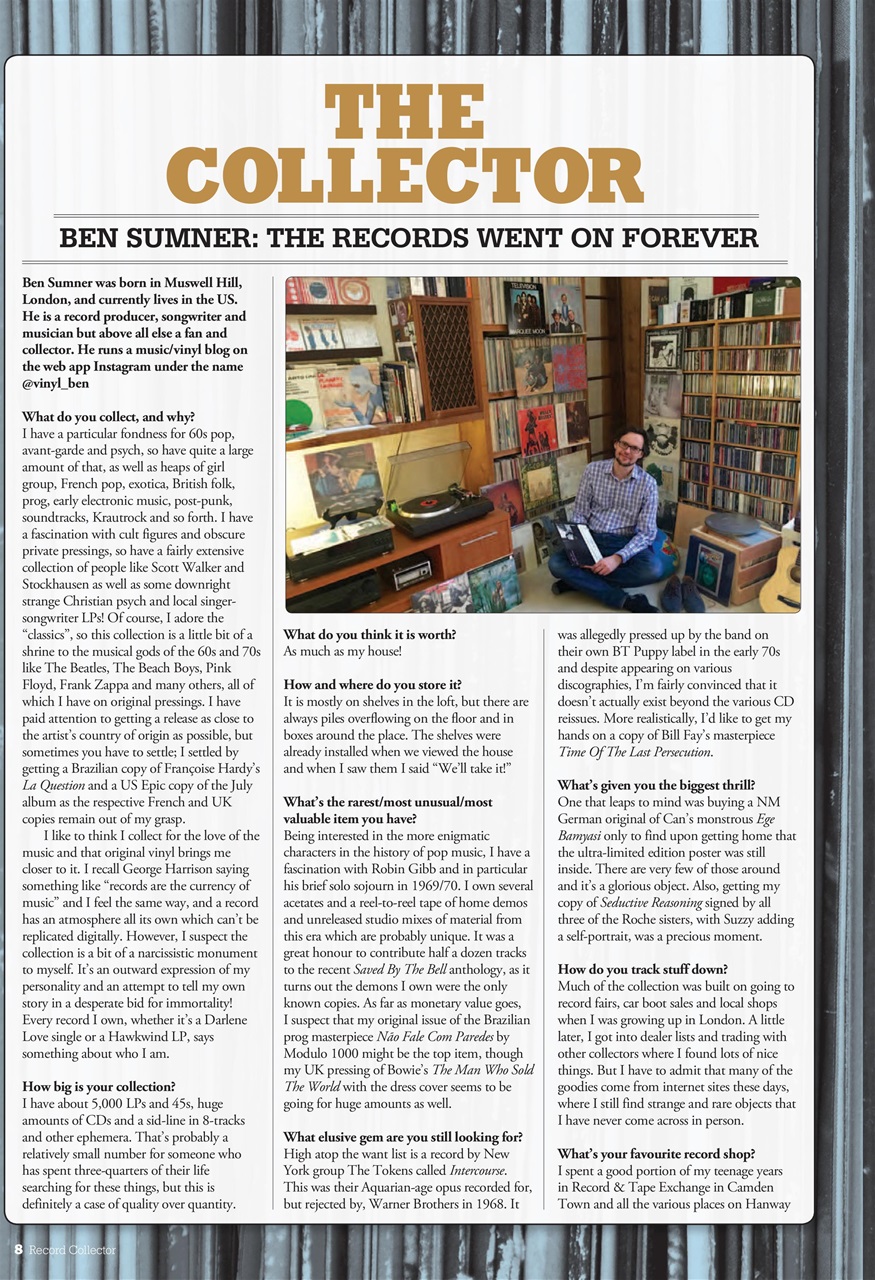 Record Collector Preview Pages