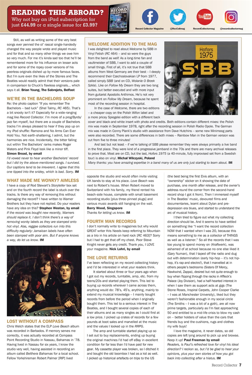 Record Collector Preview Pages