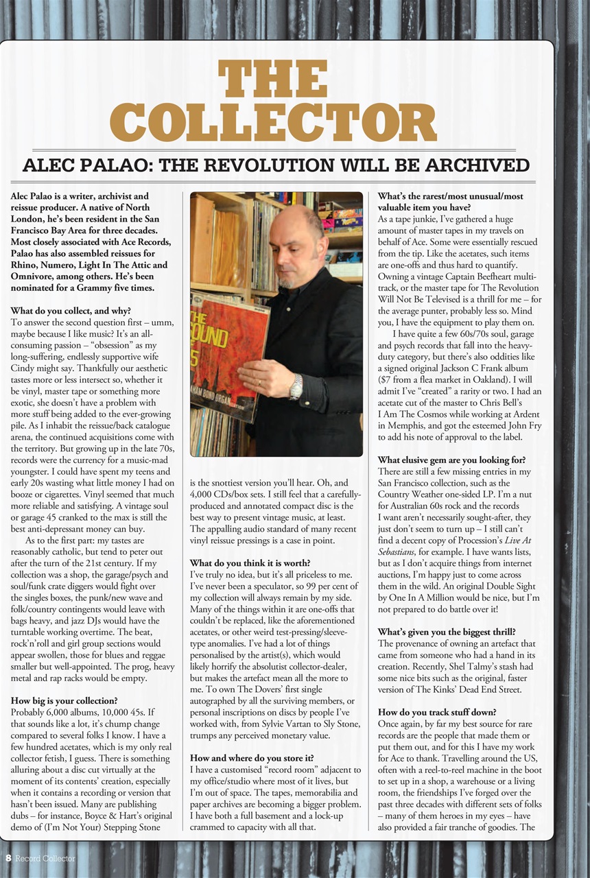 Record Collector Preview Pages