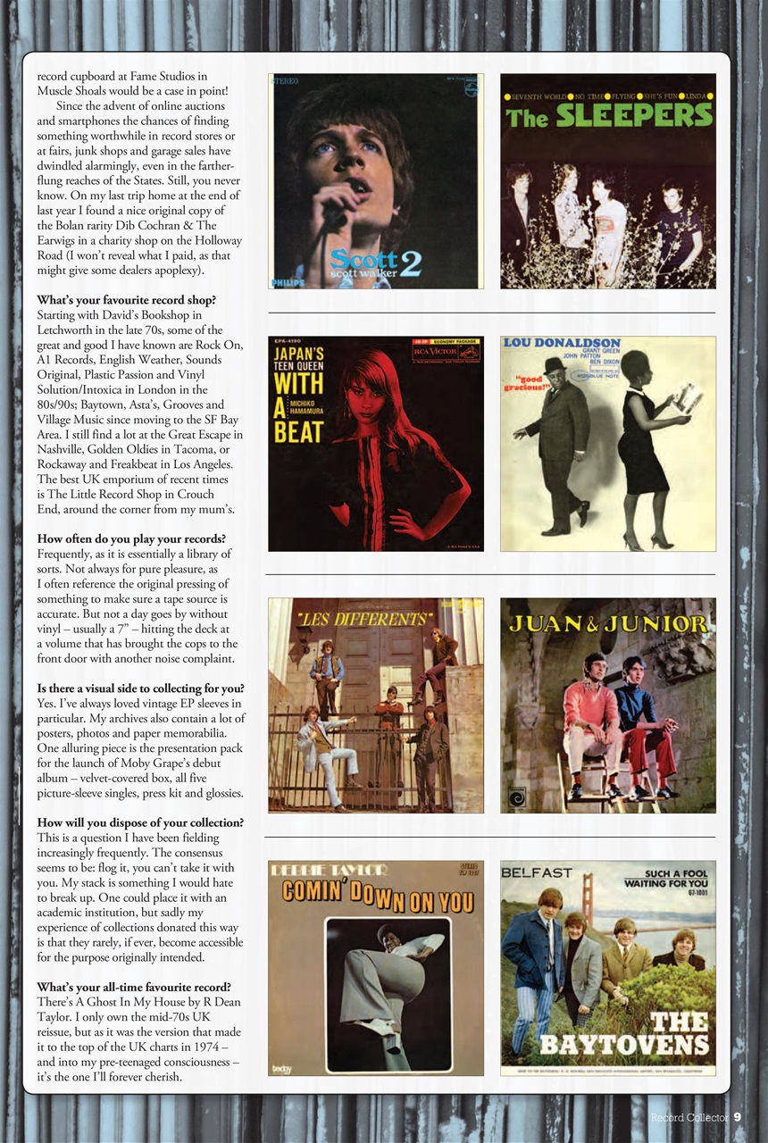 Record Collector Preview Pages