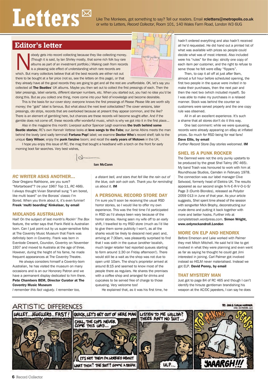 Record Collector Preview Pages