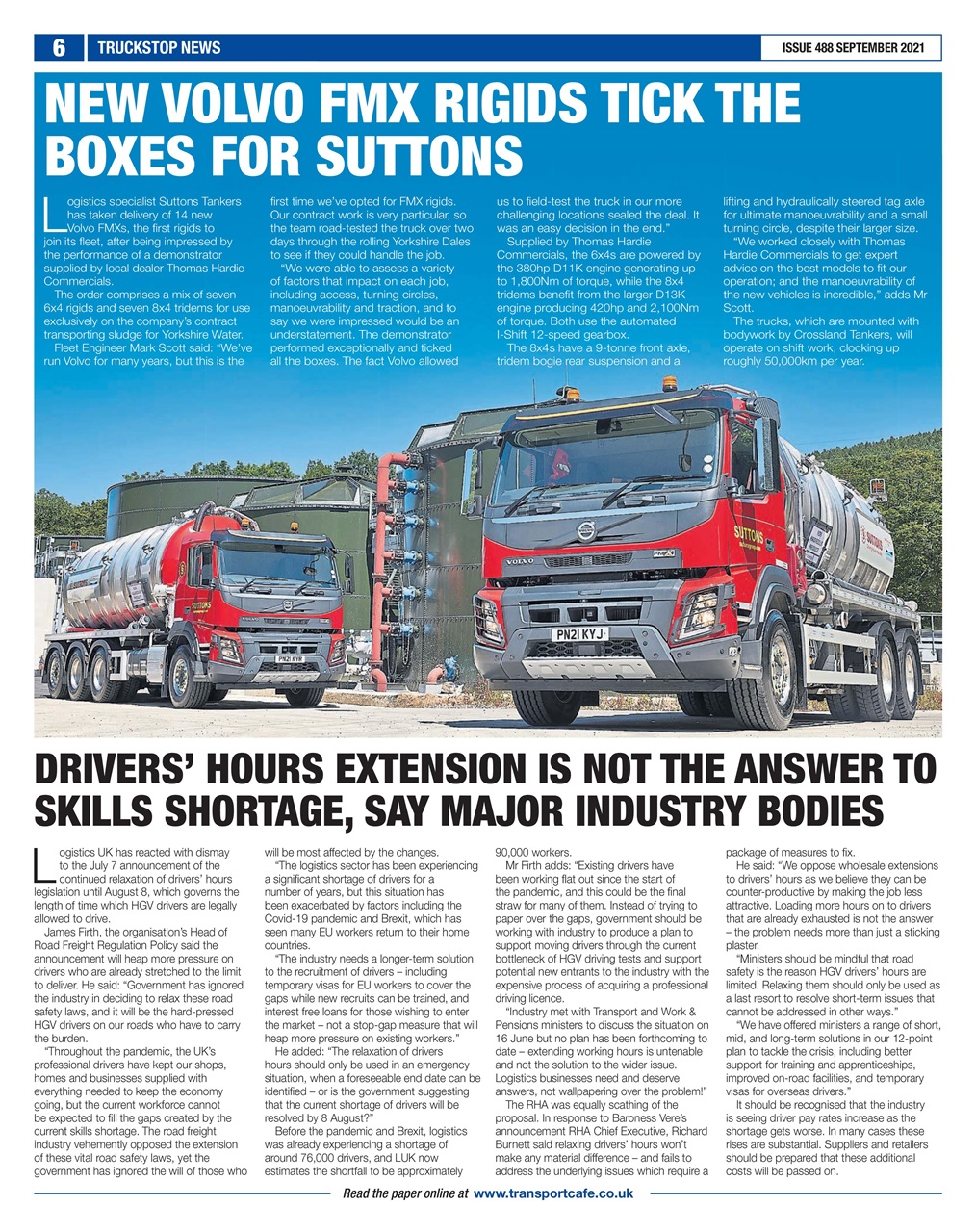 Truckstop News Preview Pages