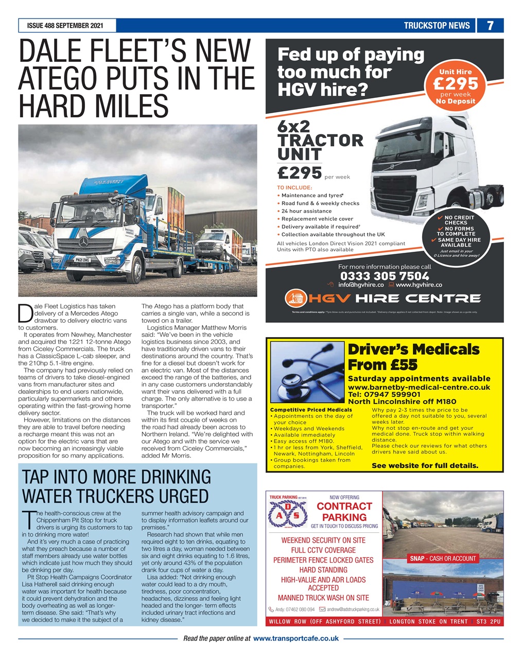Truckstop News Preview Pages