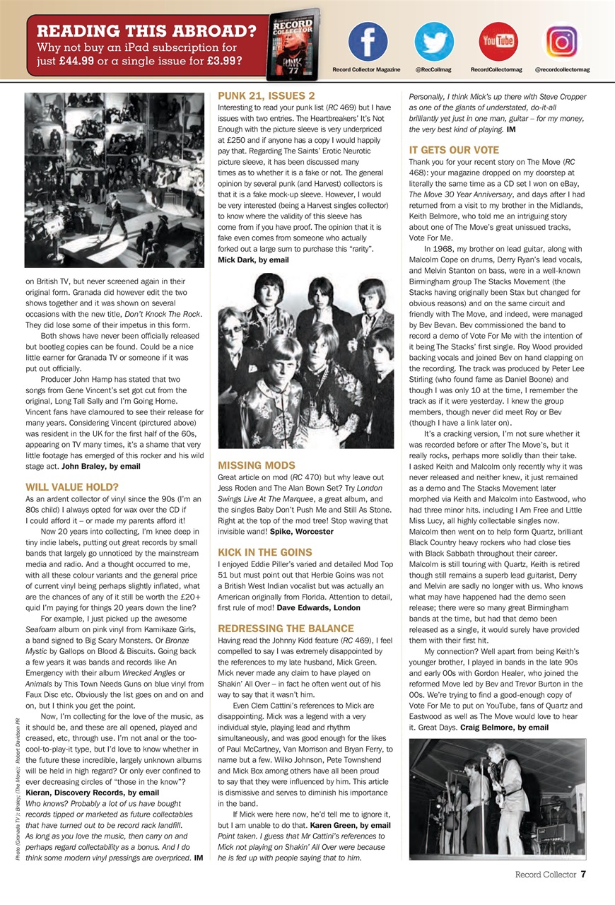 Record Collector Preview Pages