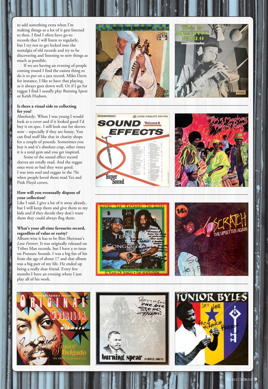 Record Collector Preview Pages
