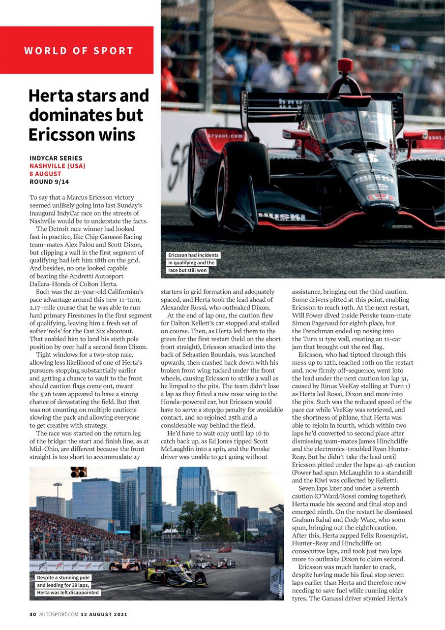 Autosport Preview Pages