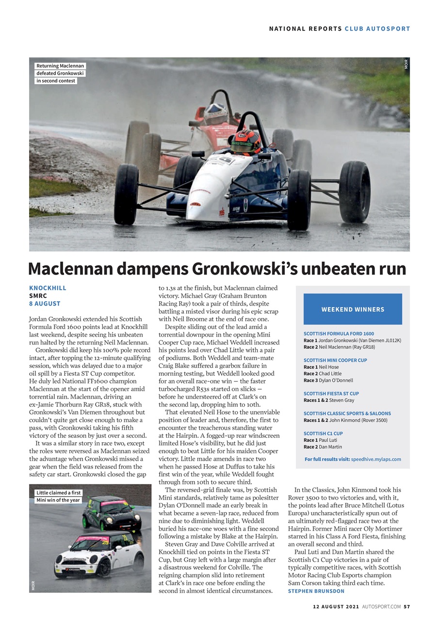 Autosport Preview Pages