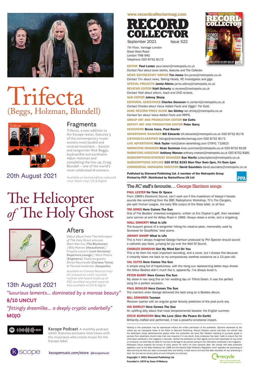 Record Collector Preview Pages