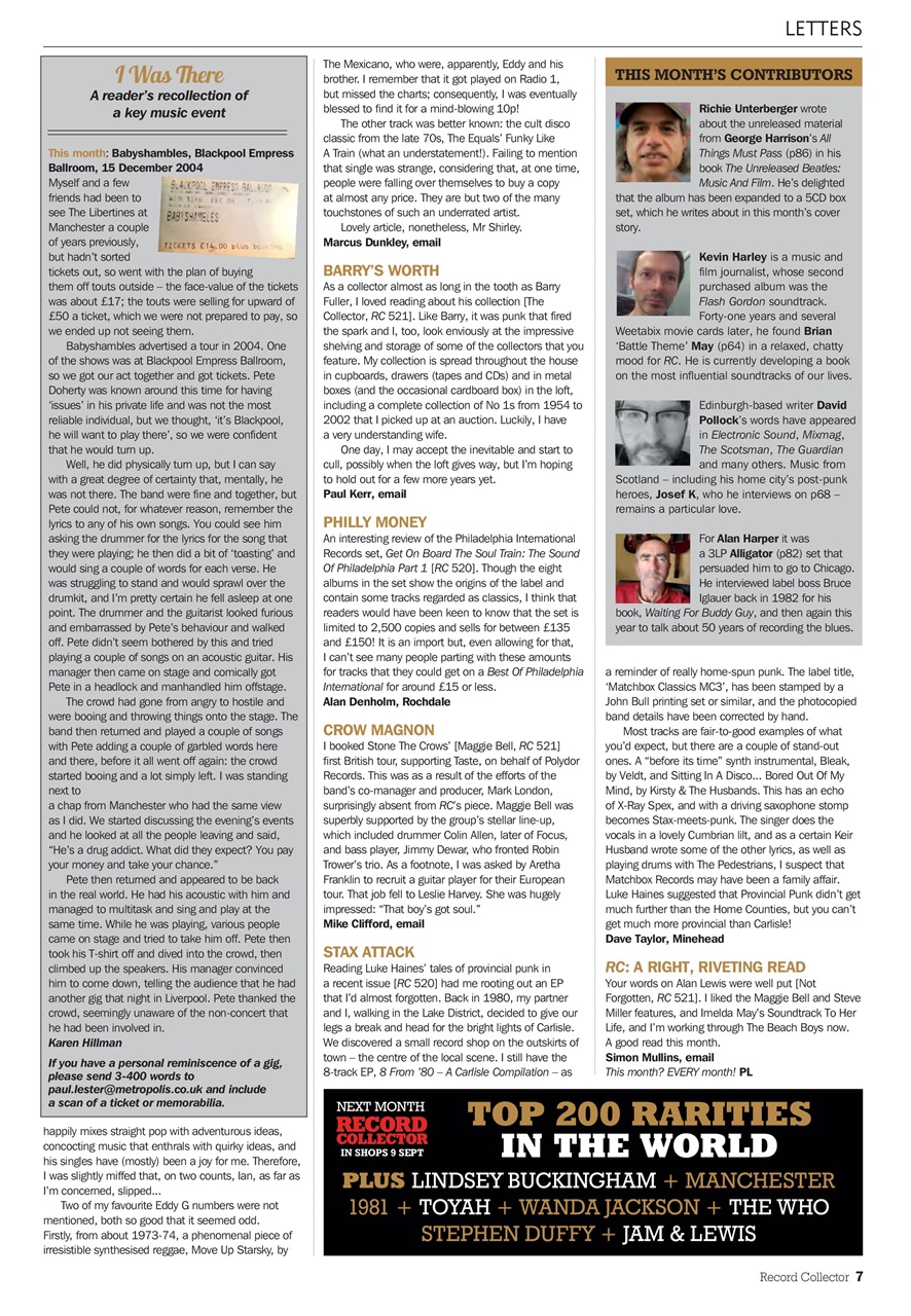 Record Collector Preview Pages