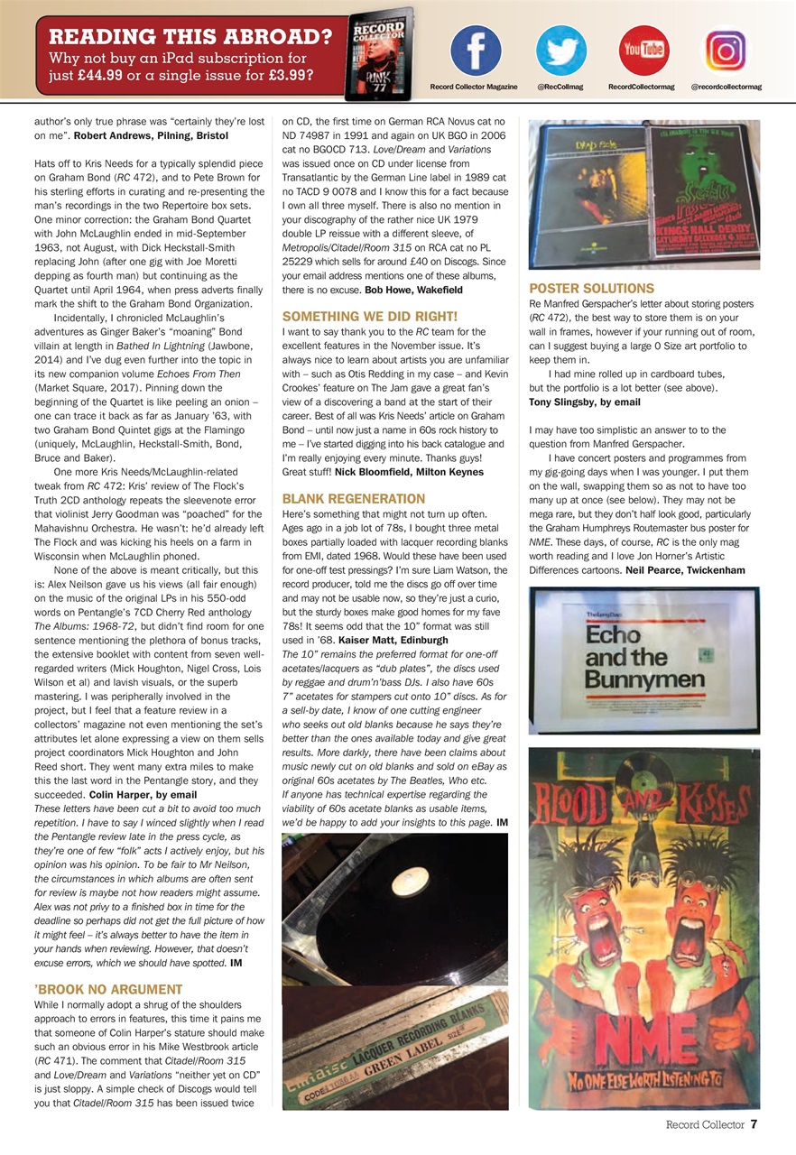 Record Collector Preview Pages
