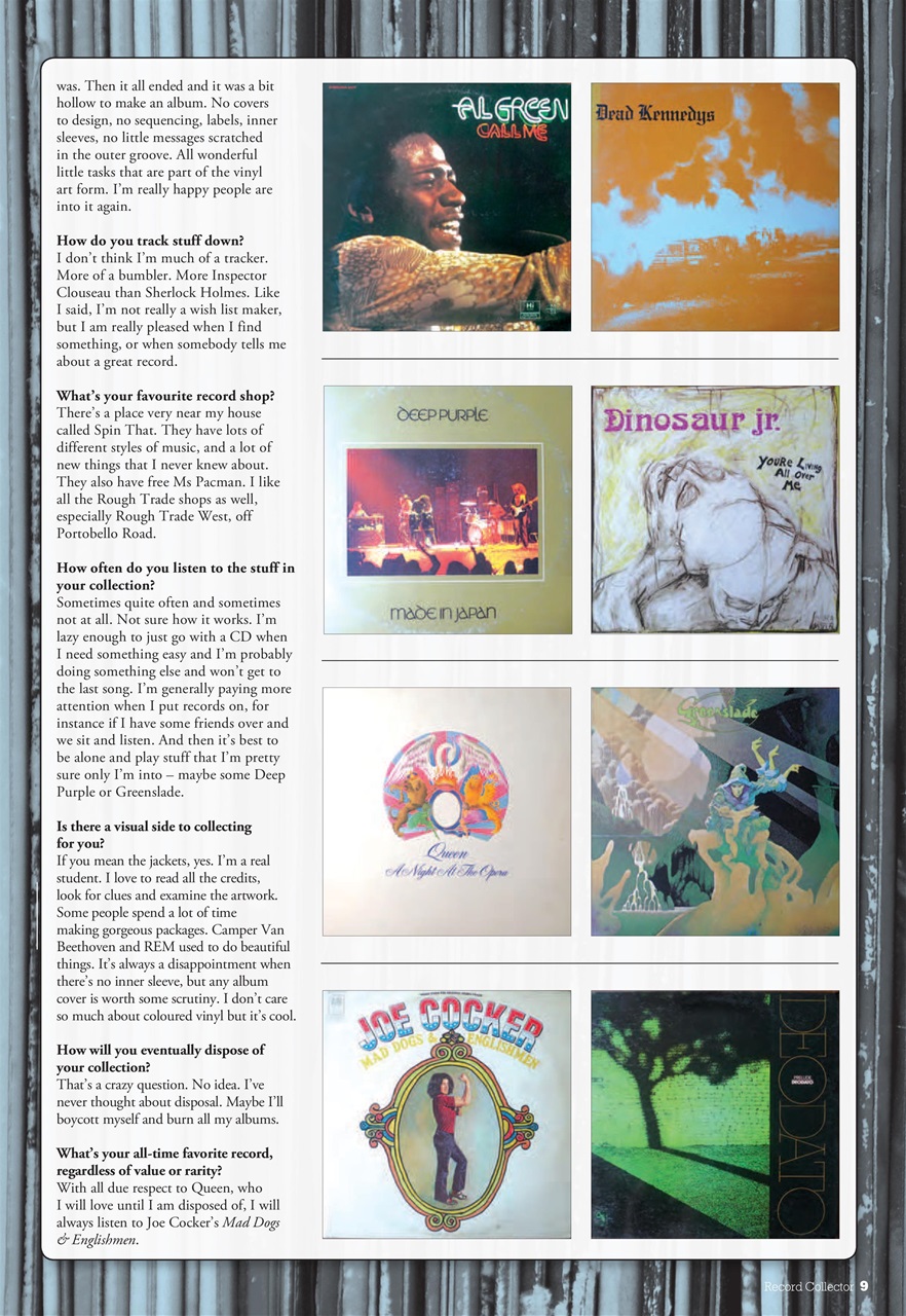 Record Collector Preview Pages