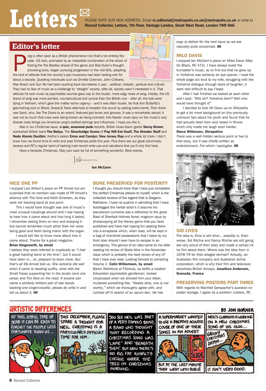 Record Collector Preview Pages