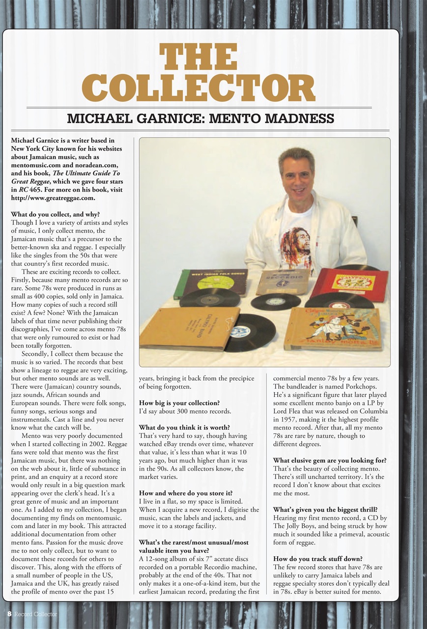 Record Collector Preview Pages