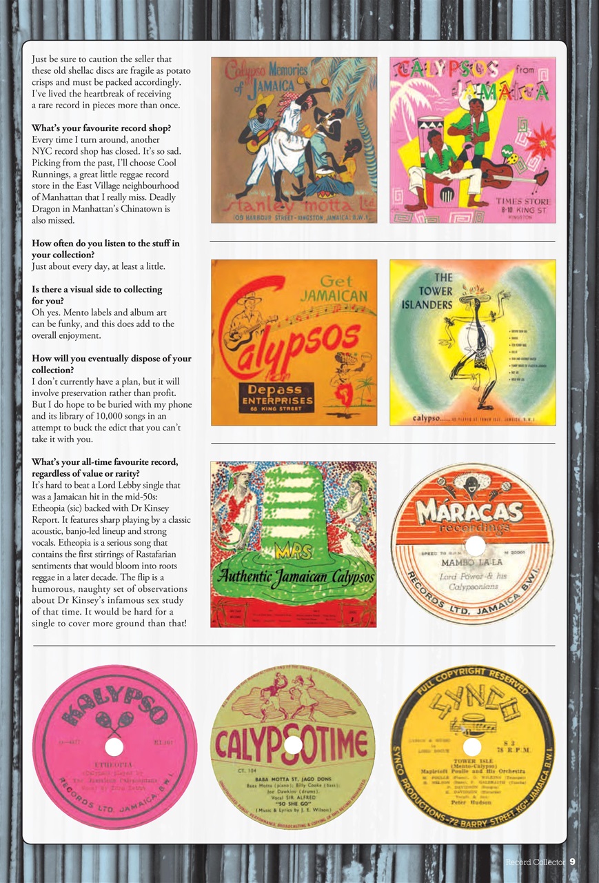 Record Collector Preview Pages