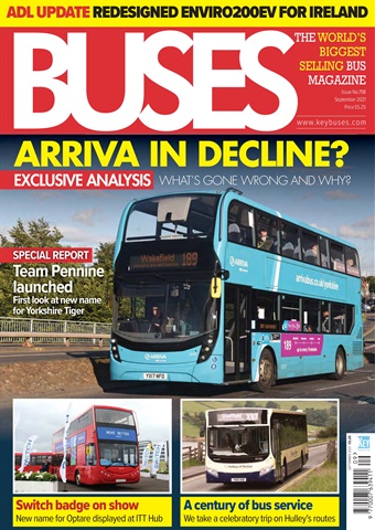 Buses Magazine issue  September 2021
