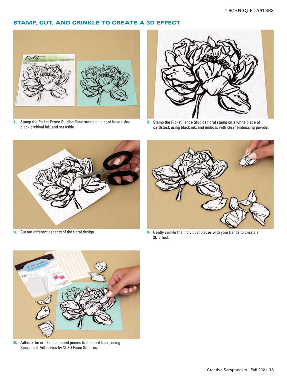 Creative Scrapbooker Preview Pages