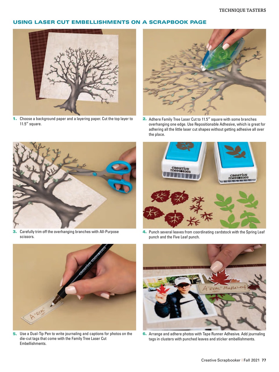 Creative Scrapbooker Preview Pages