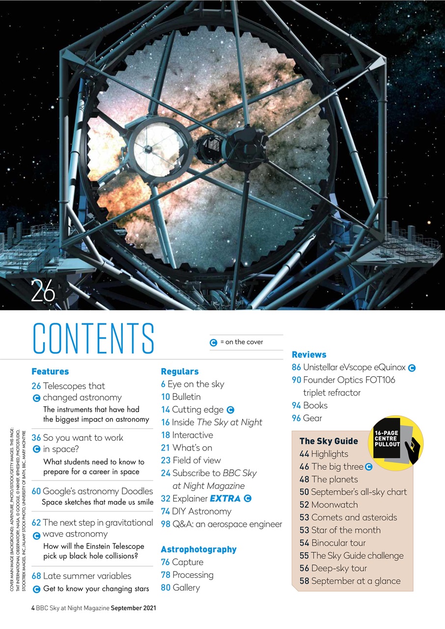 BBC Sky at Night Magazine Preview Pages