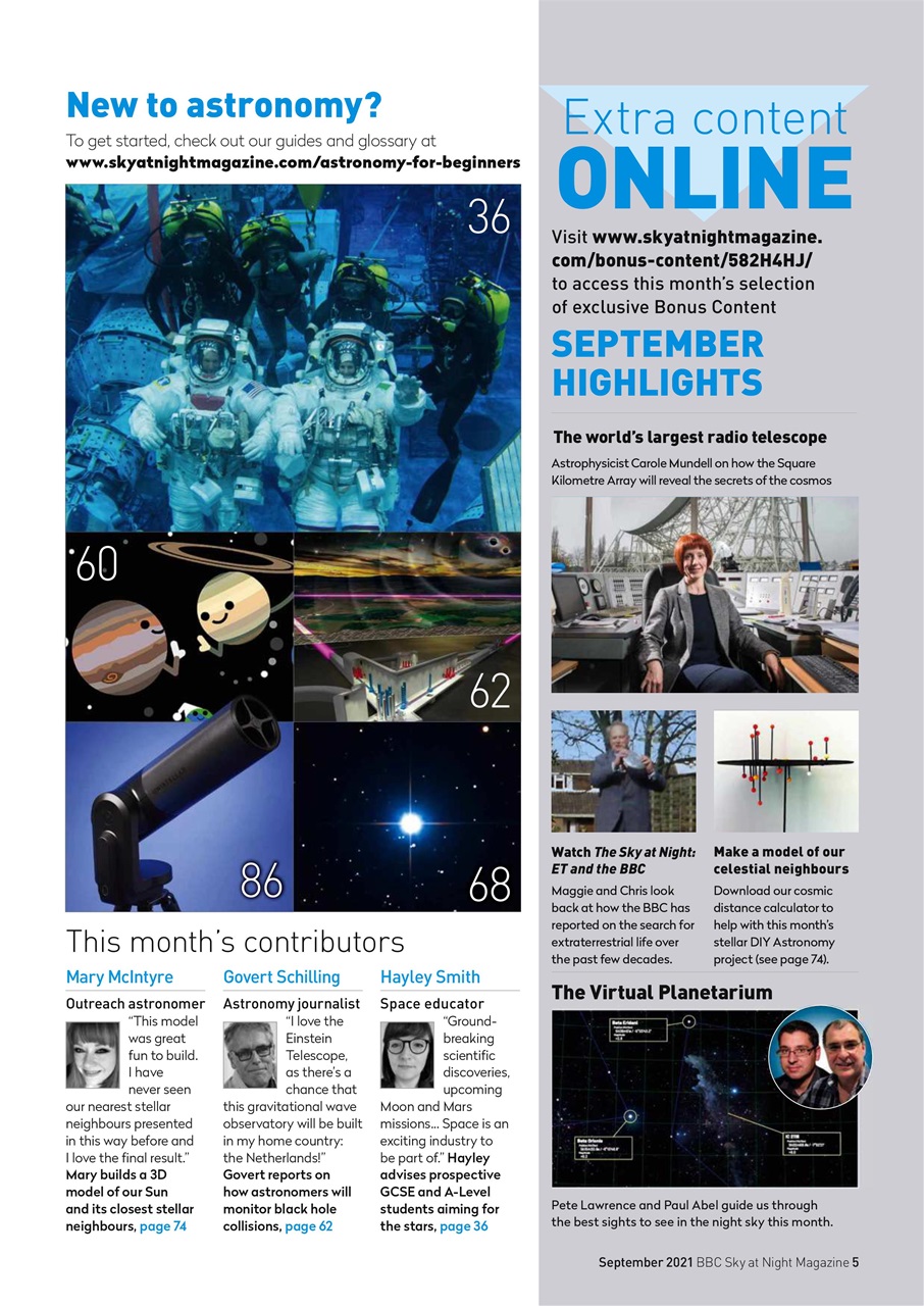 BBC Sky at Night Magazine Preview Pages