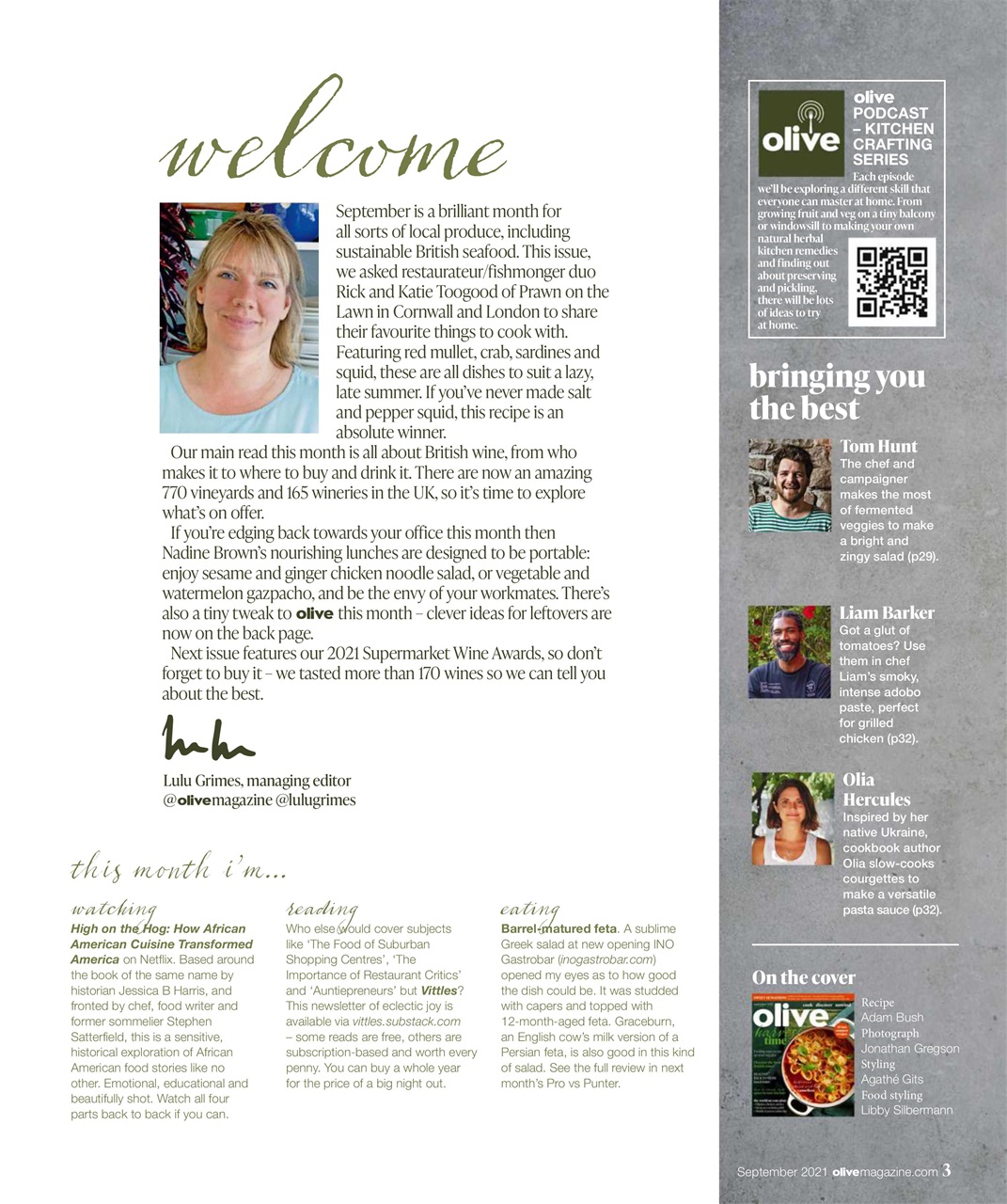 Olive Magazine Preview Pages