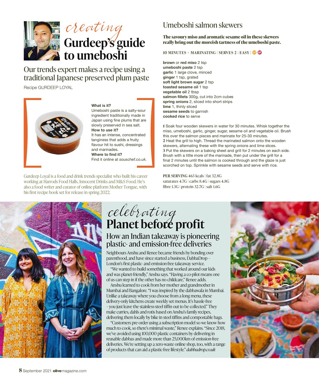 Olive Magazine Preview Pages