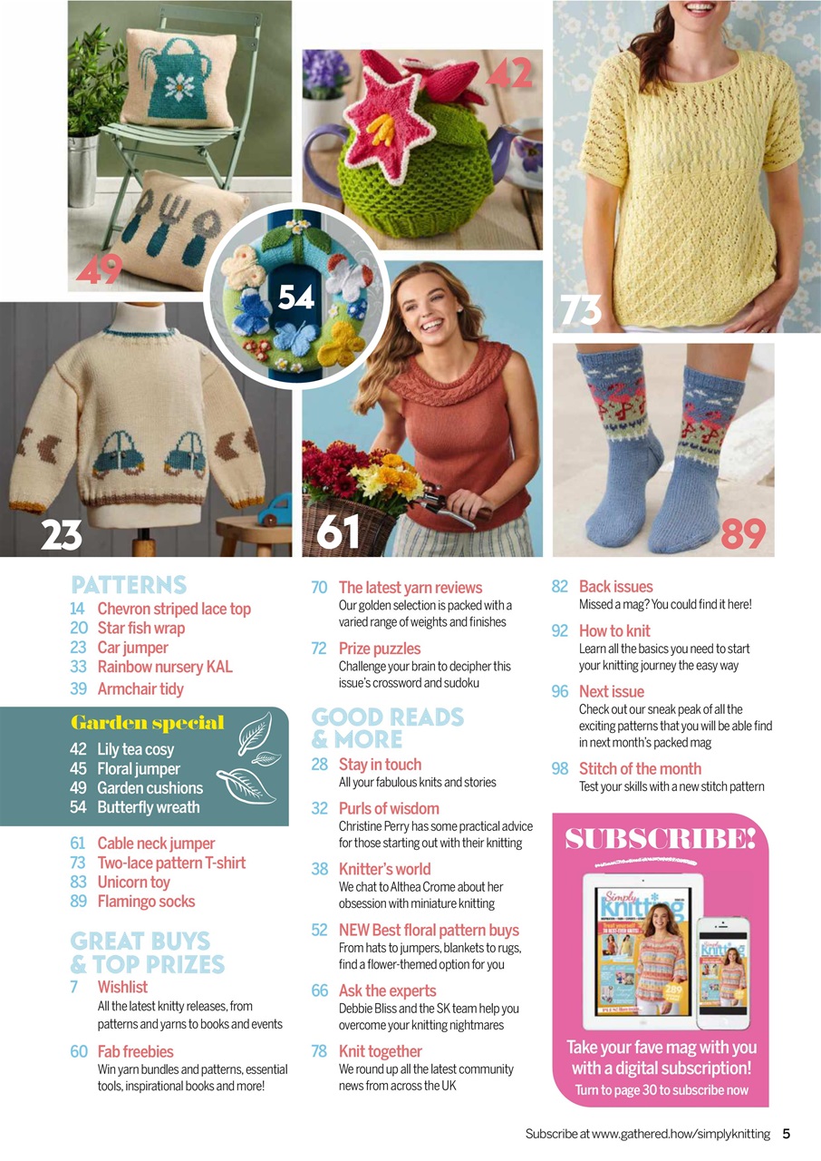 Simply Knitting Preview Pages