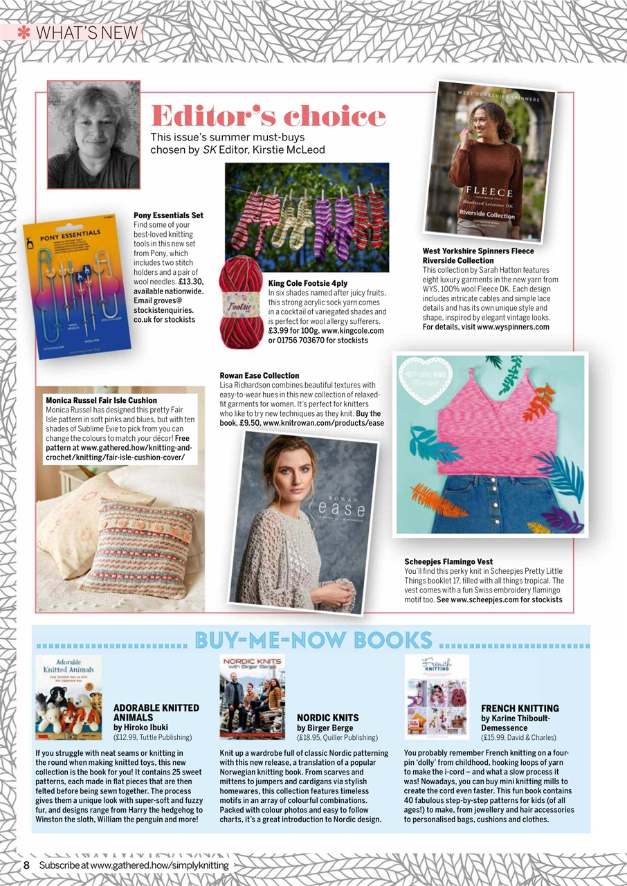 Simply Knitting Preview Pages