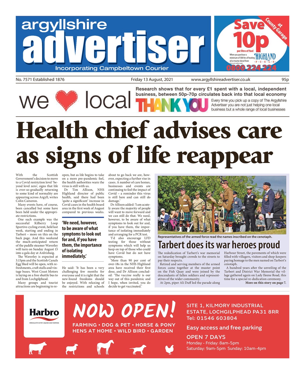 Argyllshire Advertiser Preview Pages