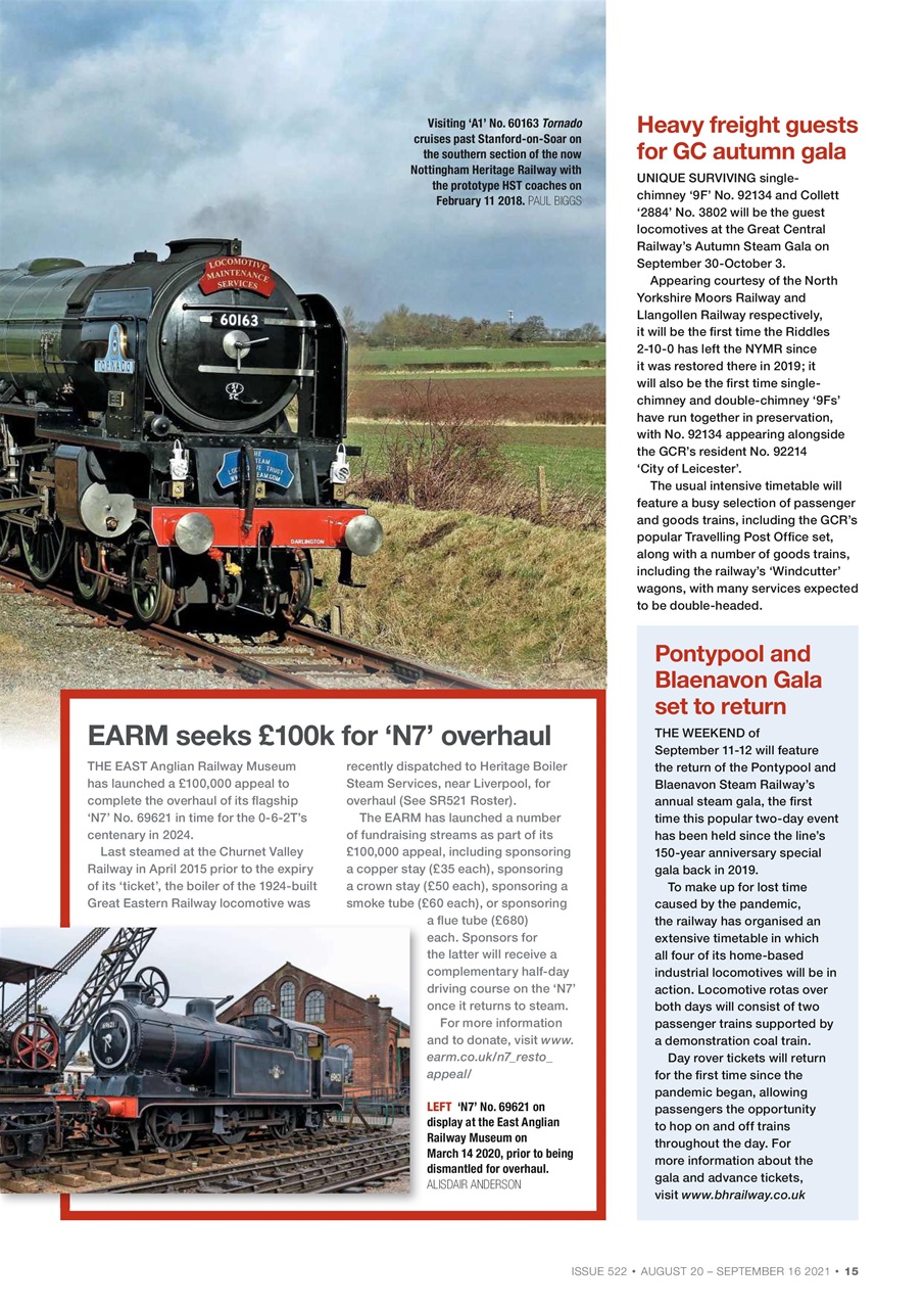 Steam Railway Preview Pages