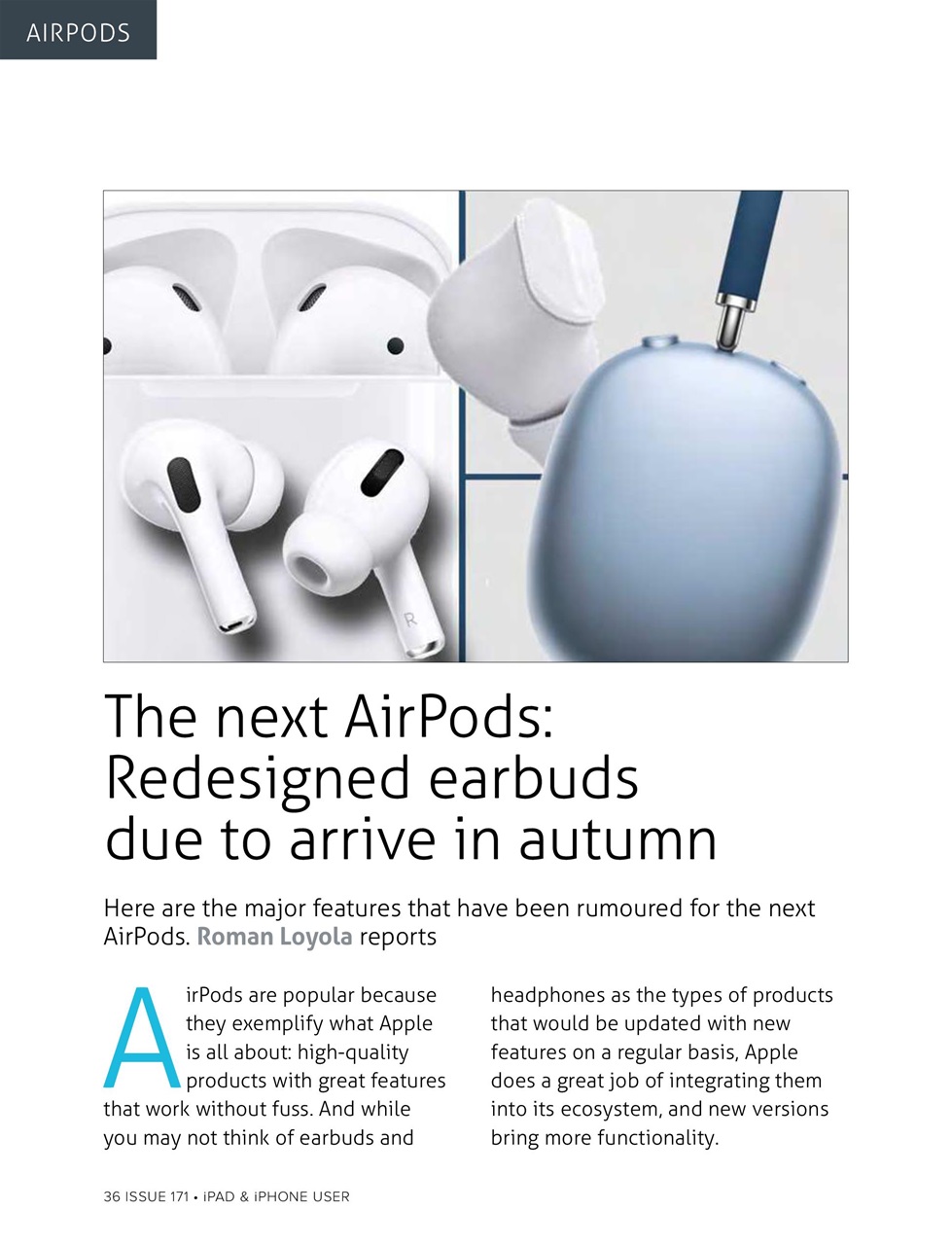 iPad and iPhone User Preview Pages